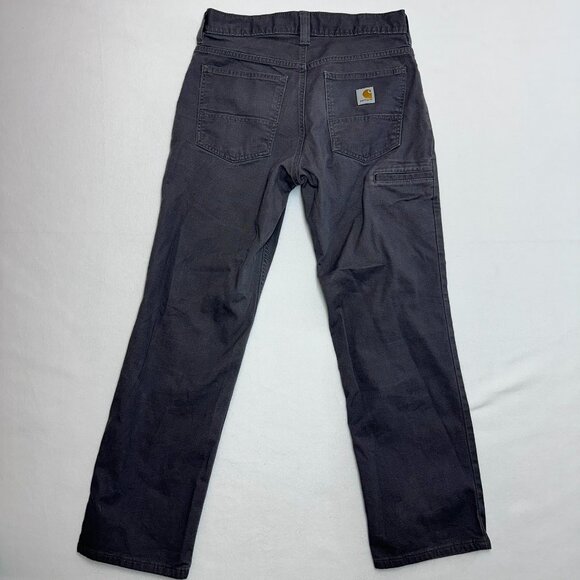 Carhartt Pants Men's 30x30 Gray Rugged Flex Relaxed Fit Canvas Work BN2517-M - Picture 3 of 9